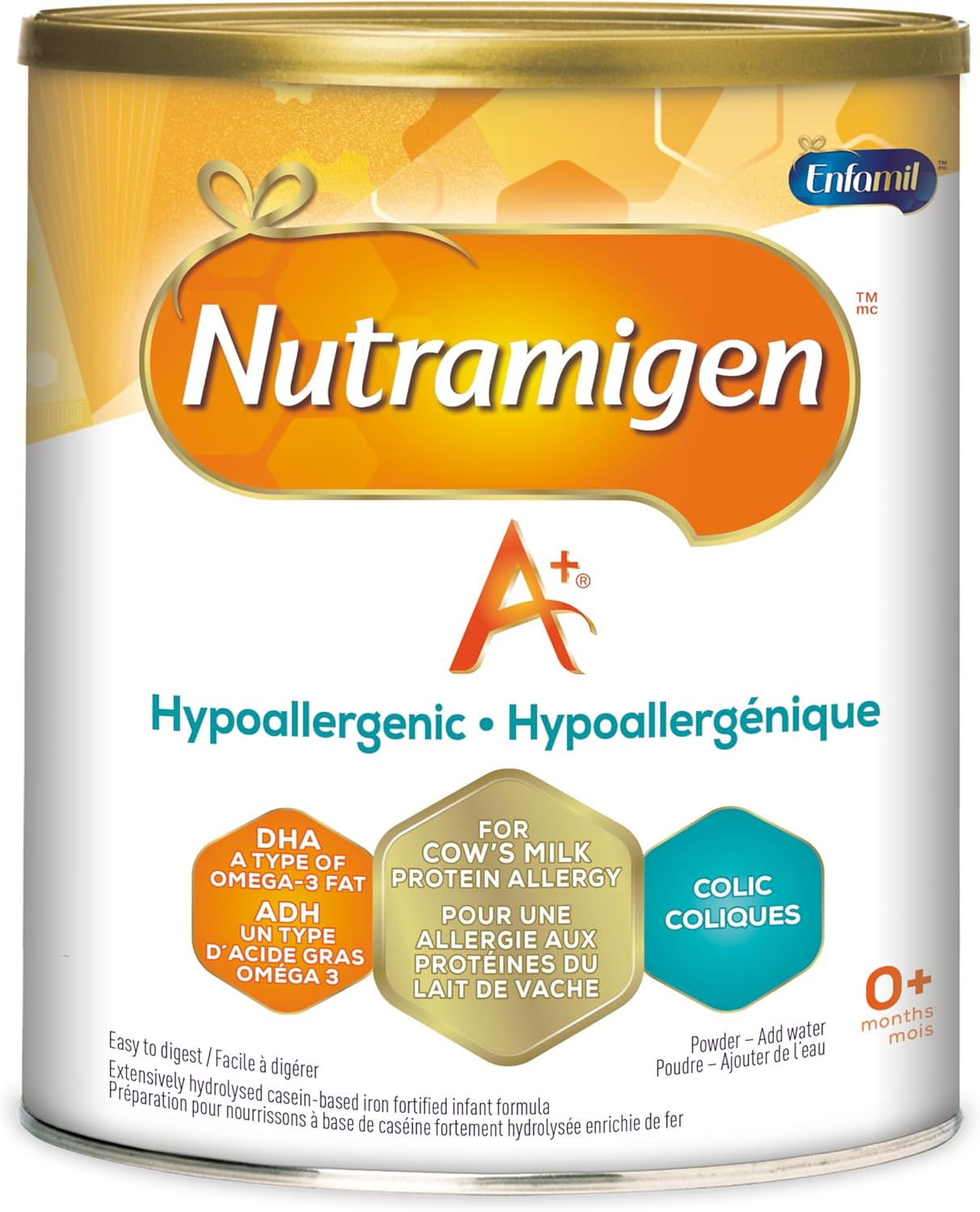 Nutramigen A+ 低过敏性婴儿配方奶粉 454 克