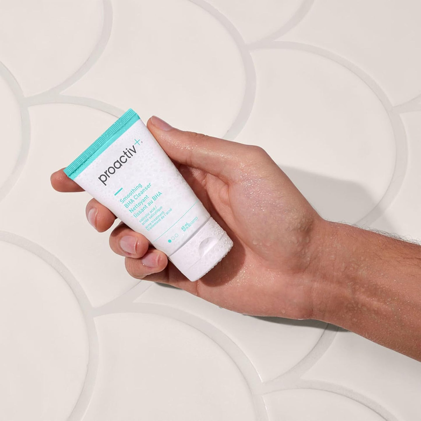 Proactiv+ 柔滑 BHA 洁面乳,6 盎司,无香型祛痘,适合所有肤质,1% 水杨酸洁面乳,含舒缓芦荟成分