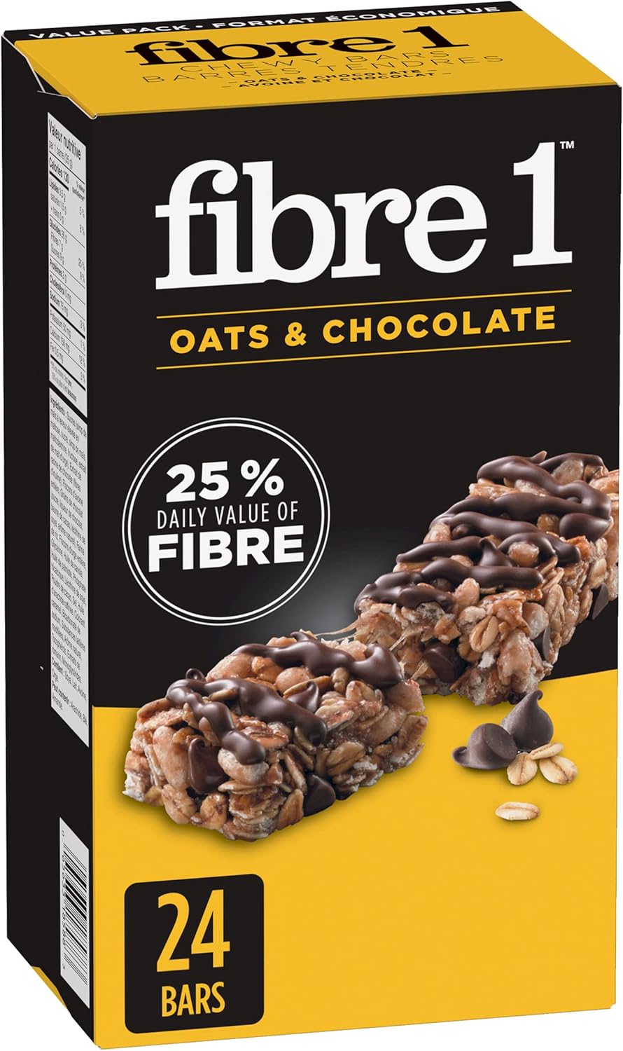 Fibre 1 燕麦巧克力肉桂卷口味咀嚼棒,5 条