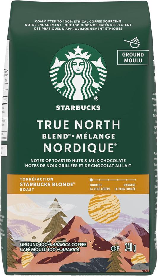 星巴克 True North Blend 金色烘焙研磨咖啡袋装 340 克
