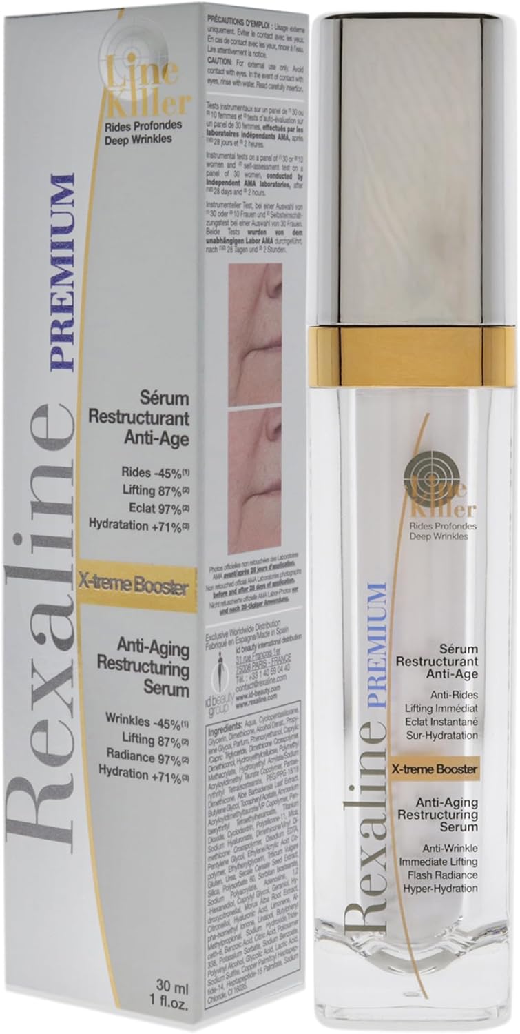 Rexaline 男女通用 Line Killer X-Treme Booster 抗衰老重塑精華液 - 1 盎司