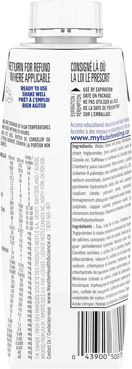 COMPLEAT 1.5 卡路里/毫升,含真正食物成分,配方液體飲食,24 盒,6.5 公斤