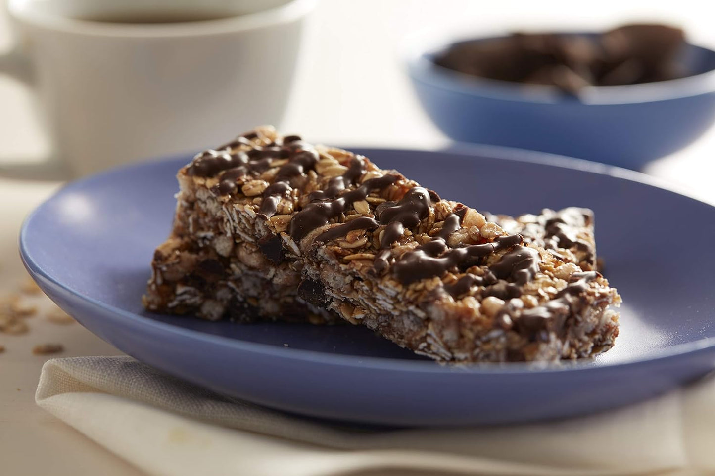 FIBRE 1 Oats and Chocolate Chewy Bars, Naturally Flavoured, Pack of 5 Bars, Snack Bars