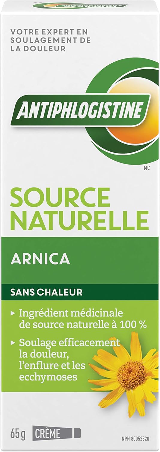 Rub-A535 Natural Source Arnica Cream - Made In Canada, Effective Pain Relief, 100% Naturally Sourced Arnica, Works on Contact - 65g