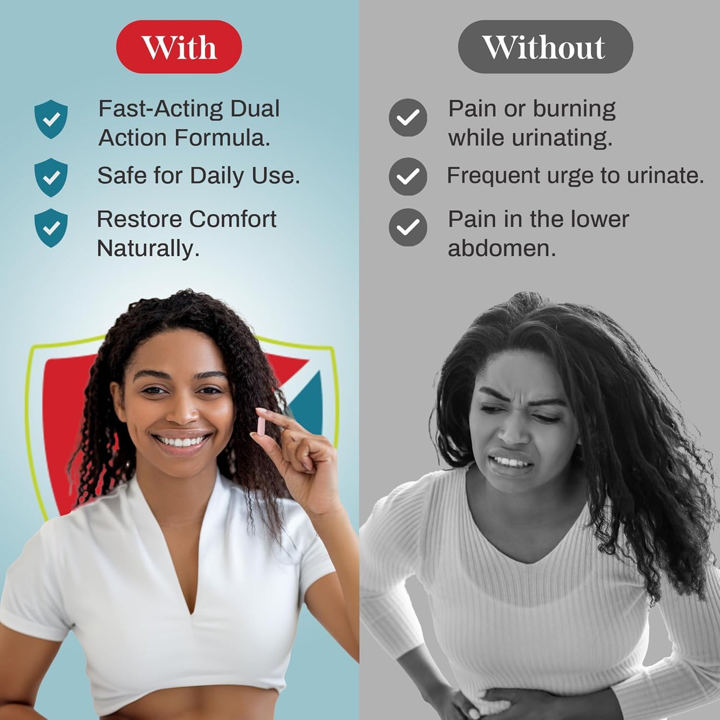 Uriexo 素食膠囊 - 用於治療泌尿道感染 (UTI),不含抗生素,D-甘露糖和原花青素 (PAC),純素,無麩質,無轉基因,符合猶太教和清真食品標準,120 粒