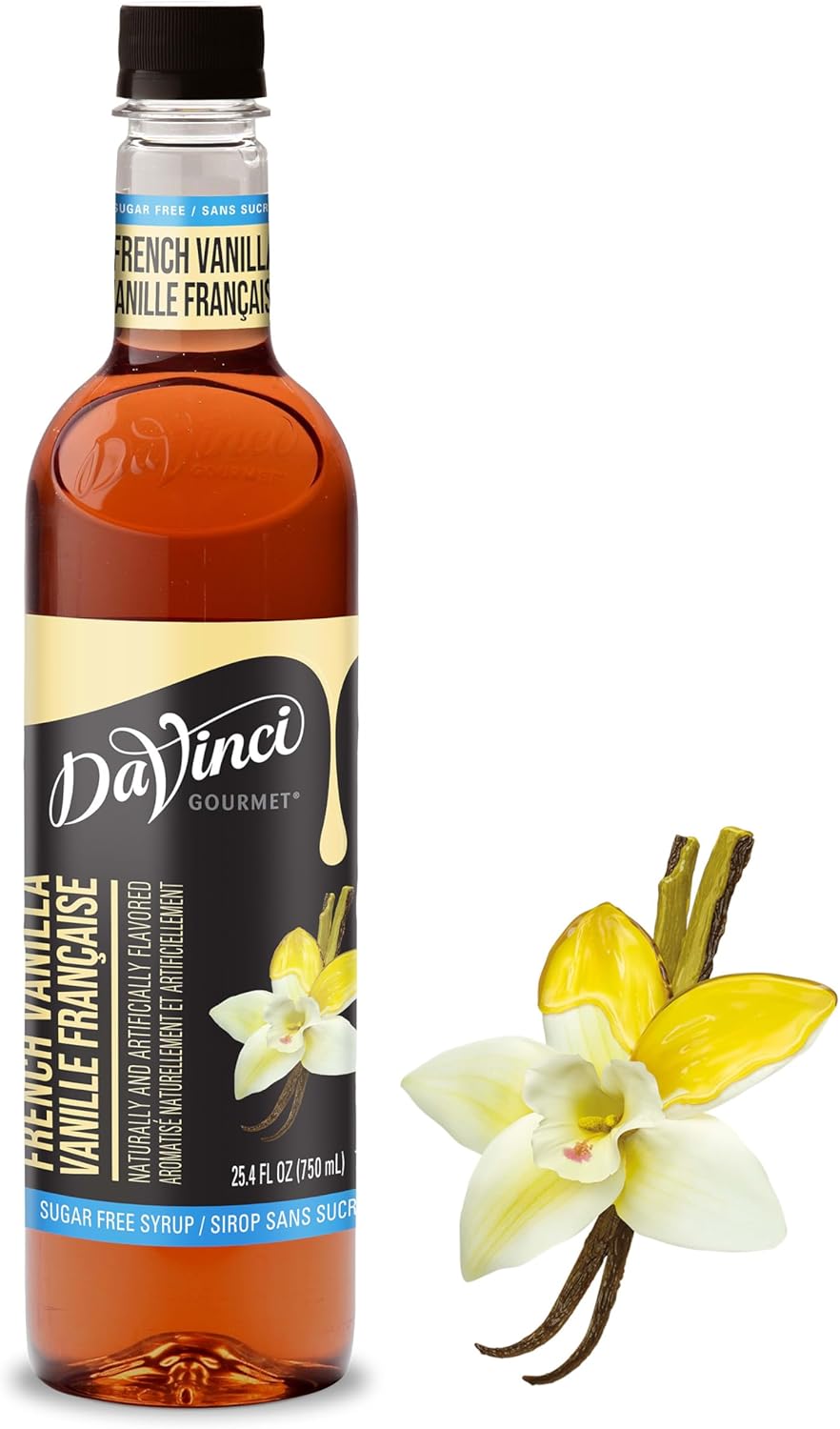 DaVinci Gourmet 无糖法式香草糖浆 750ML