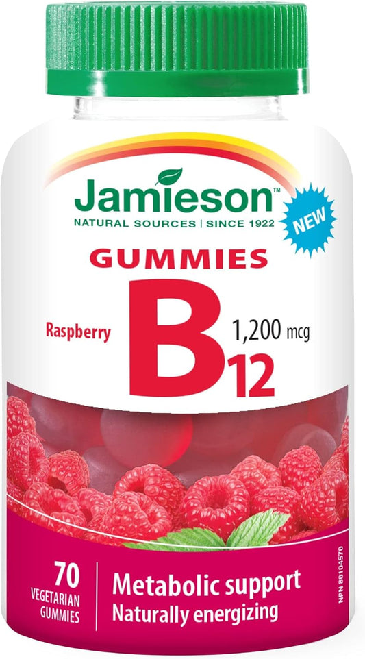 Jamieson 镁软糖 - 蔓越莓葡萄味(1 包)+ Jamieson B12 软糖 新品(70 粒软糖)