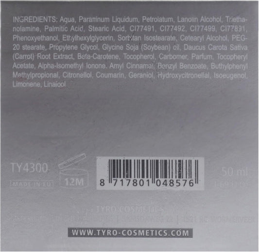 Tyro 潤飾保濕霜 E 男女通用保濕霜 - 1.69 盎司