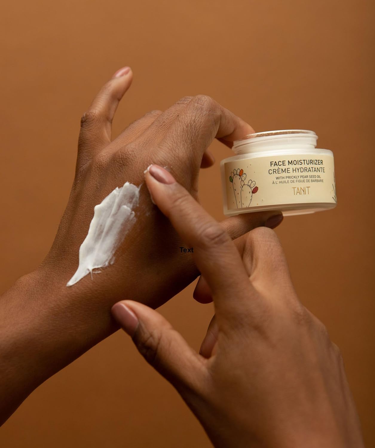 TANIT 男女平衡臉部保濕霜,含仙人掌籽油的保濕霜,適合乾性肌膚的最佳日常保濕霜,無油配方,50 克