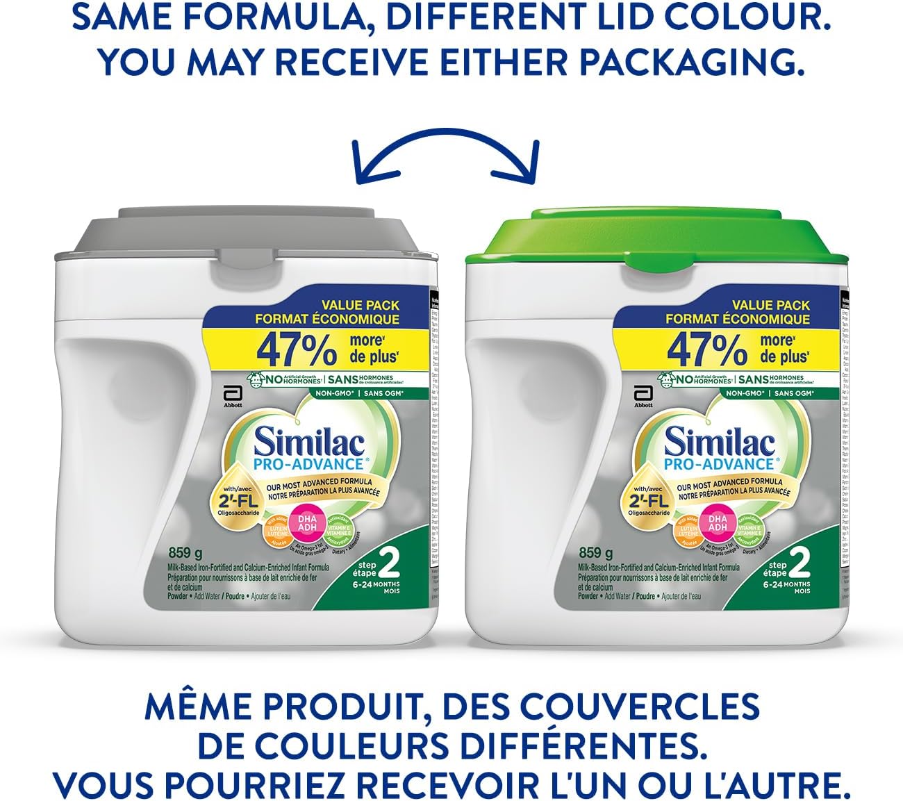 Similac Pro-Advance Step 2, Baby Formula, Our Closest Formula to Breast Milk with 2’-FL, Easy To Digest, 6-24 Months, Powder, 859 g