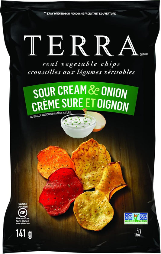 Terra 薯片,酸奶油洋葱味,141 克(12 包)