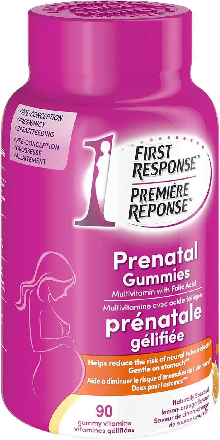 First Response 产前复合维生素软糖(含叶酸),90 粒(45 天用量)