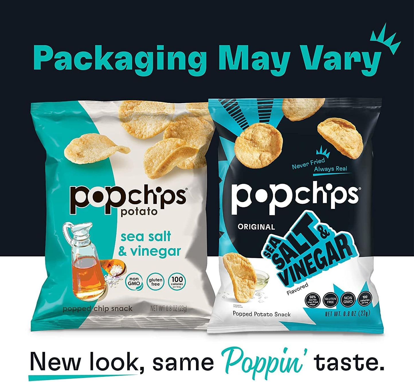 Pop Chips - 海盐醋味薯片 (6 x 142克)