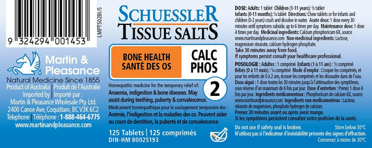 Schuessler Calc Phos Tablets - Pack of 125
