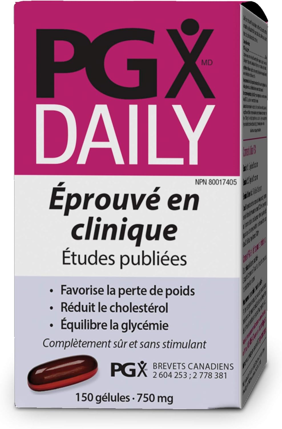 Webber Naturals PGX Daily, Softgel, 750 mg, 150 Count