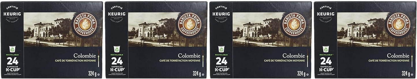 Barista Prima Coffeehouse 哥伦比亚,中度深度烘焙咖啡,96 支