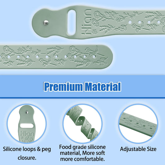 晕车腕带 防恶心指压腕带 晕船腕带 恶心腕带(2对-黑色+绿柱石)-雏菊