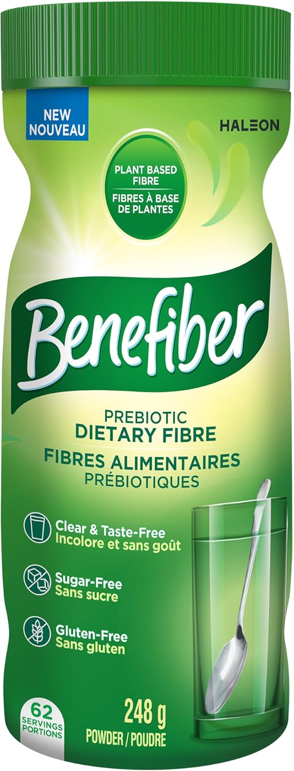 Benefiber 益生元膳食纖維粉,無味,無糖,每日纖維 - 62 份(248 克)
