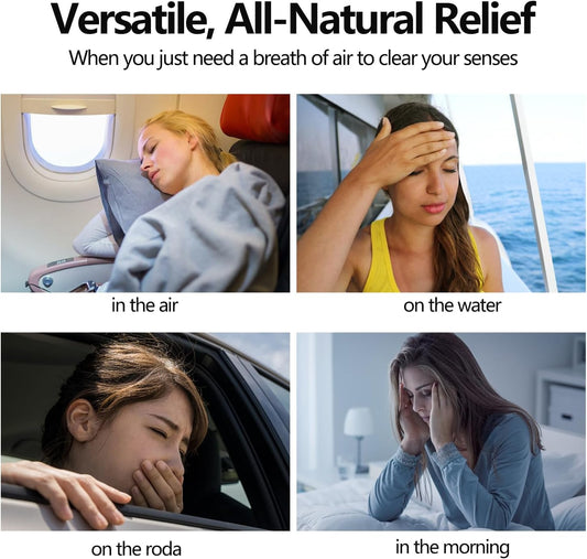 Dr.Goddyik 緩解噁心草藥吸入器,早晨暈車鼻吸入器棒,不瞌睡,遊輪、汽車、飛機旅行必備