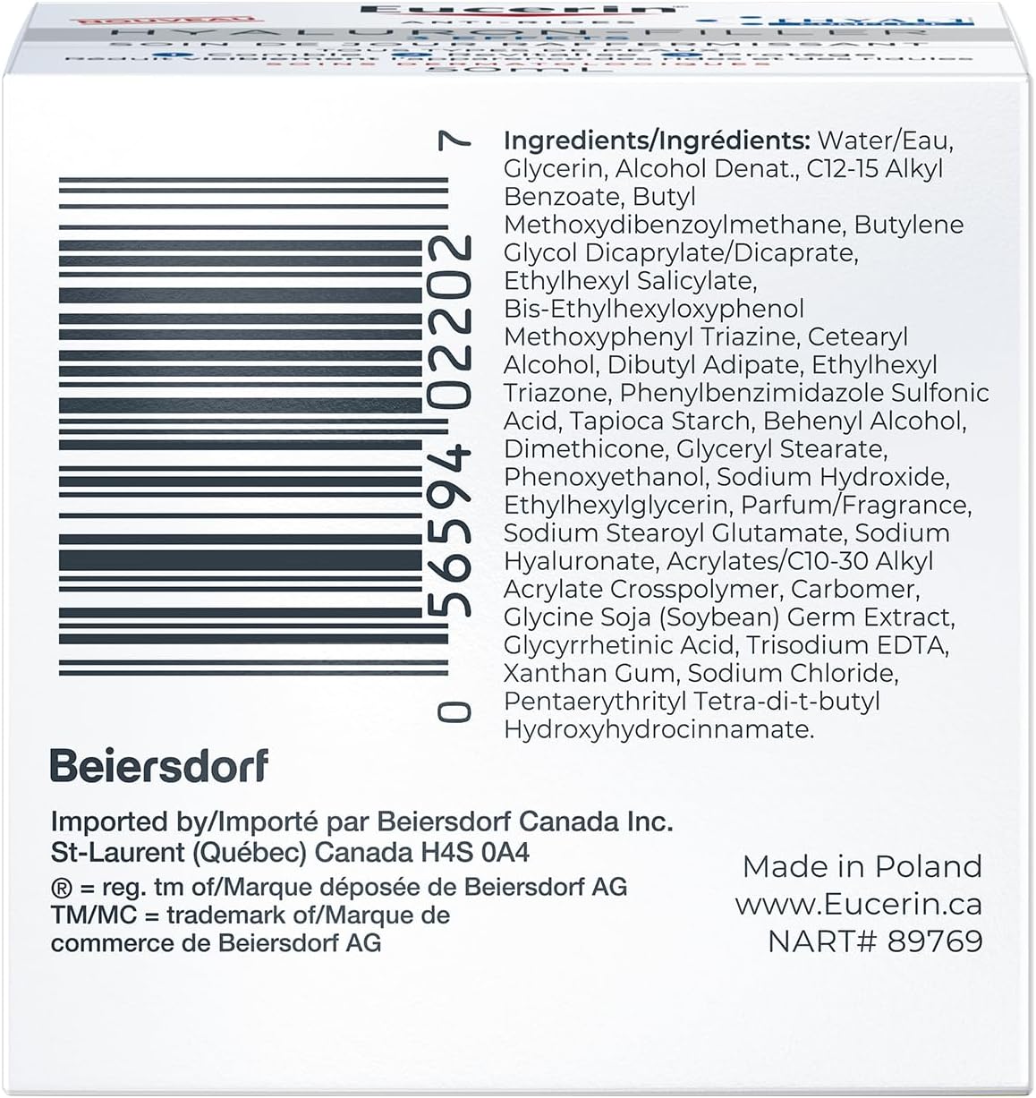 Eucerin Anti Wrinkle Firming Day Care Hyaluronic Acid Moisturizer for Face, Anti Aging Face Cream for Women Visibly Reduces the Look of Fine Lines & Wrinkles, All Skin Types, 50mL Jar