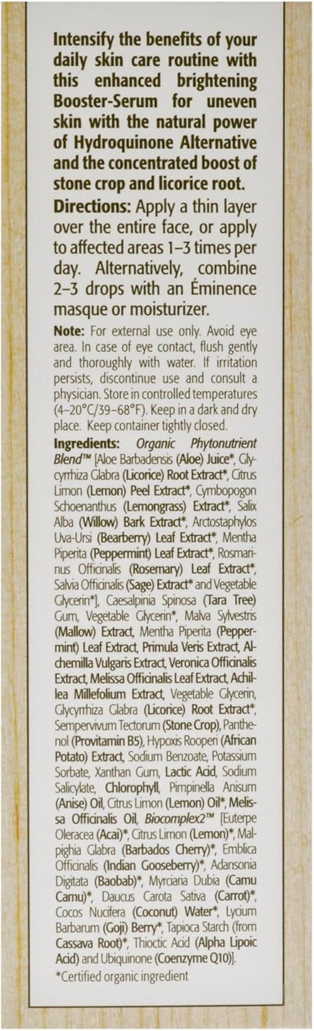 Eminence Bright Skin Licorice Root Booster-Serum Serum Unisex 1 oz