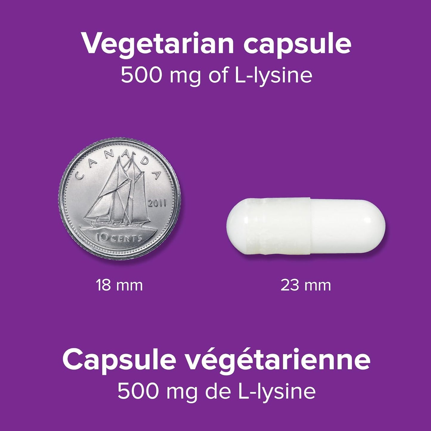 Webber Naturals L-賴氨酸 500 毫克,60 粒膠囊,預防唇皰疹,純素