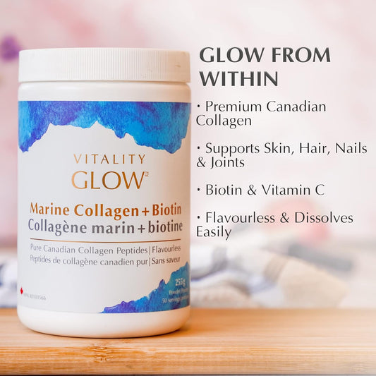 Vitality Glow 海洋膠原蛋白 + 生物素 - 50 天