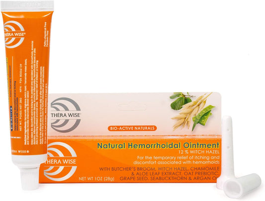 Thera Wise HmR Natural Bio-Active Hemorrhoidal Ointment, white, 28.0 g (Pack of 1)