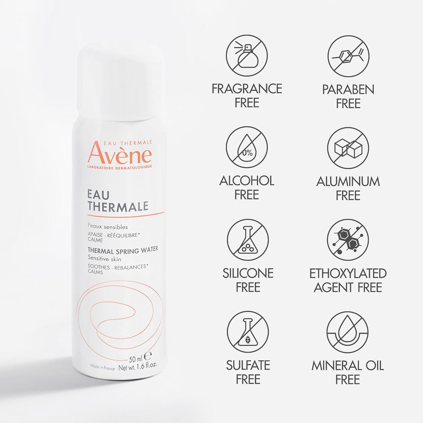 Avene Eau Thermale 温泉水,1.76 Oz,1.76 盎司