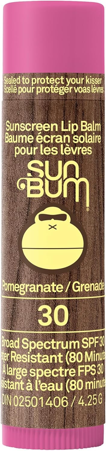 Sun Bum 防曬潤唇膏,石榴味,Spf 30,石榴味,4.25 克