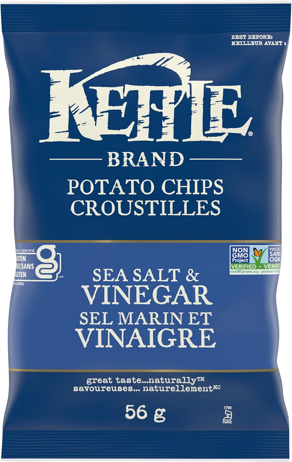 水壶薯片 - 盐醋味(24 袋,56 克)