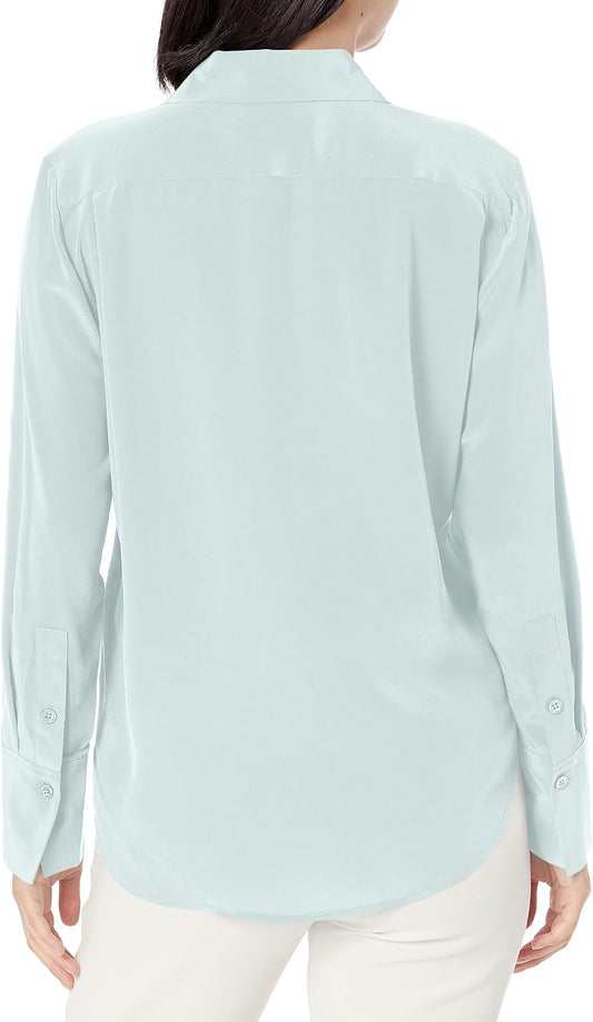 Equipment 女款 Leona 上衣(Wan BlueShirt)