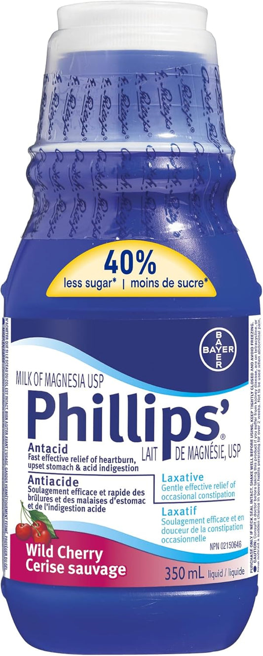 拜耳菲利普镁乳液体,350毫升