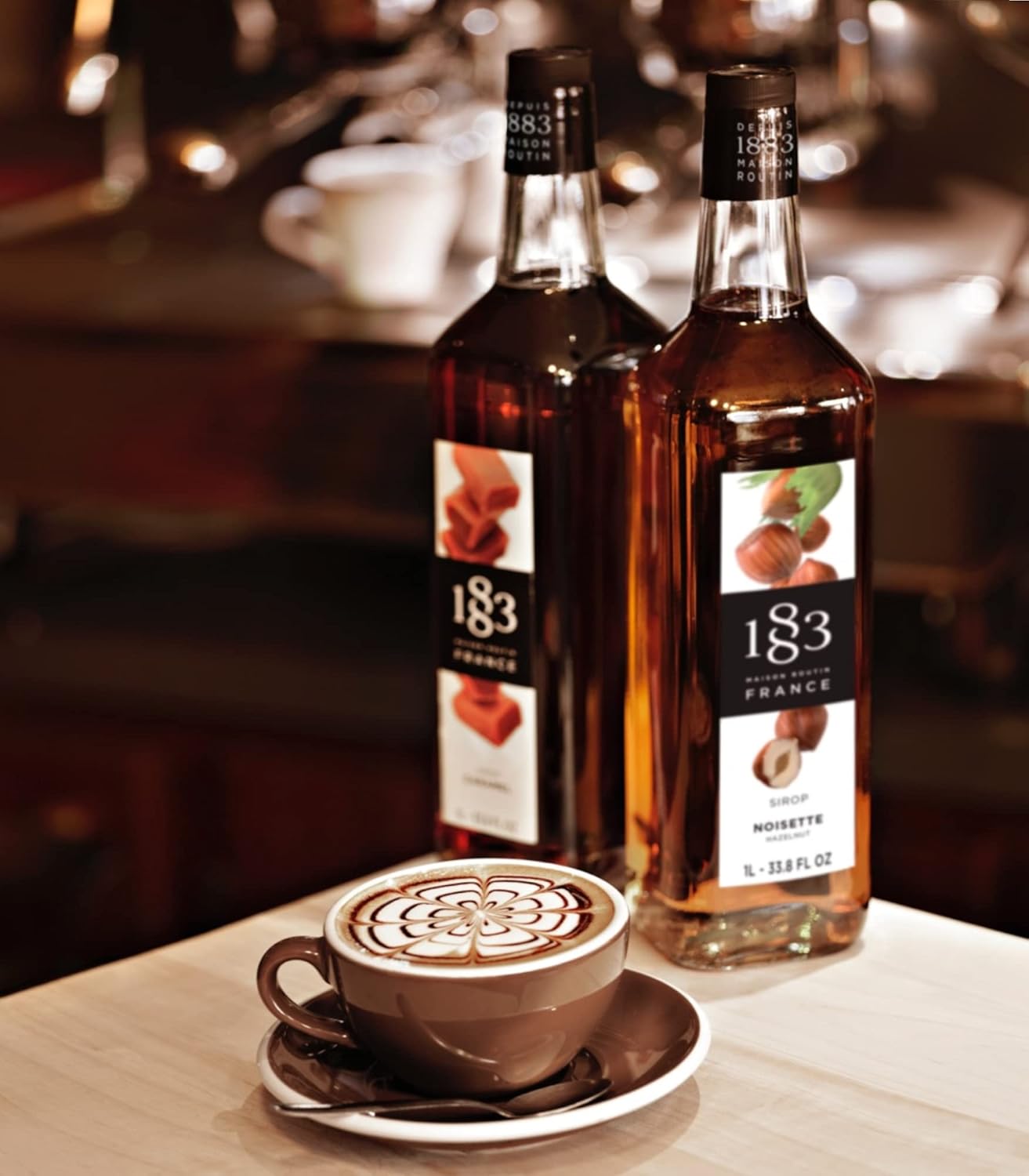1883 Maison Routin Bubble Gum Flavour Syrup, 1L Glass bottle