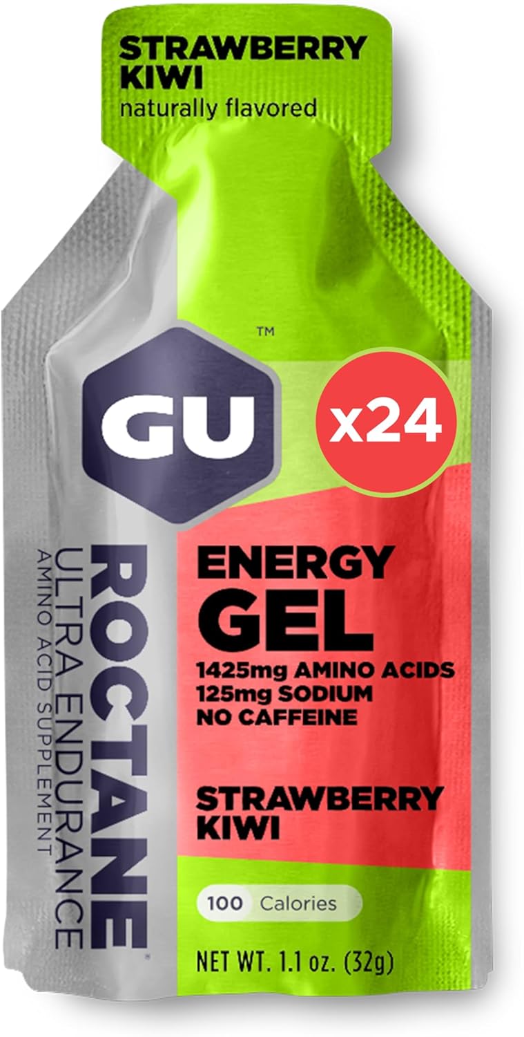 GU ENERGY Roctane 超耐力能量胶,草莓奇异果口味,24 粒装