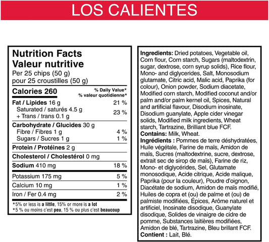 Pringles® Hot Ones 洛斯卡连特斯佛得角薯片 156 克