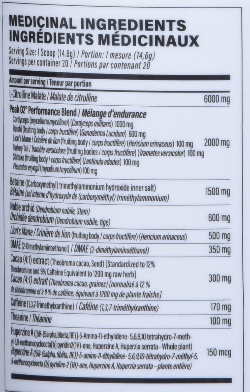 Nutrabolics Supernova Infinite Juicy Grape 运动前补剂 20 包,292 克