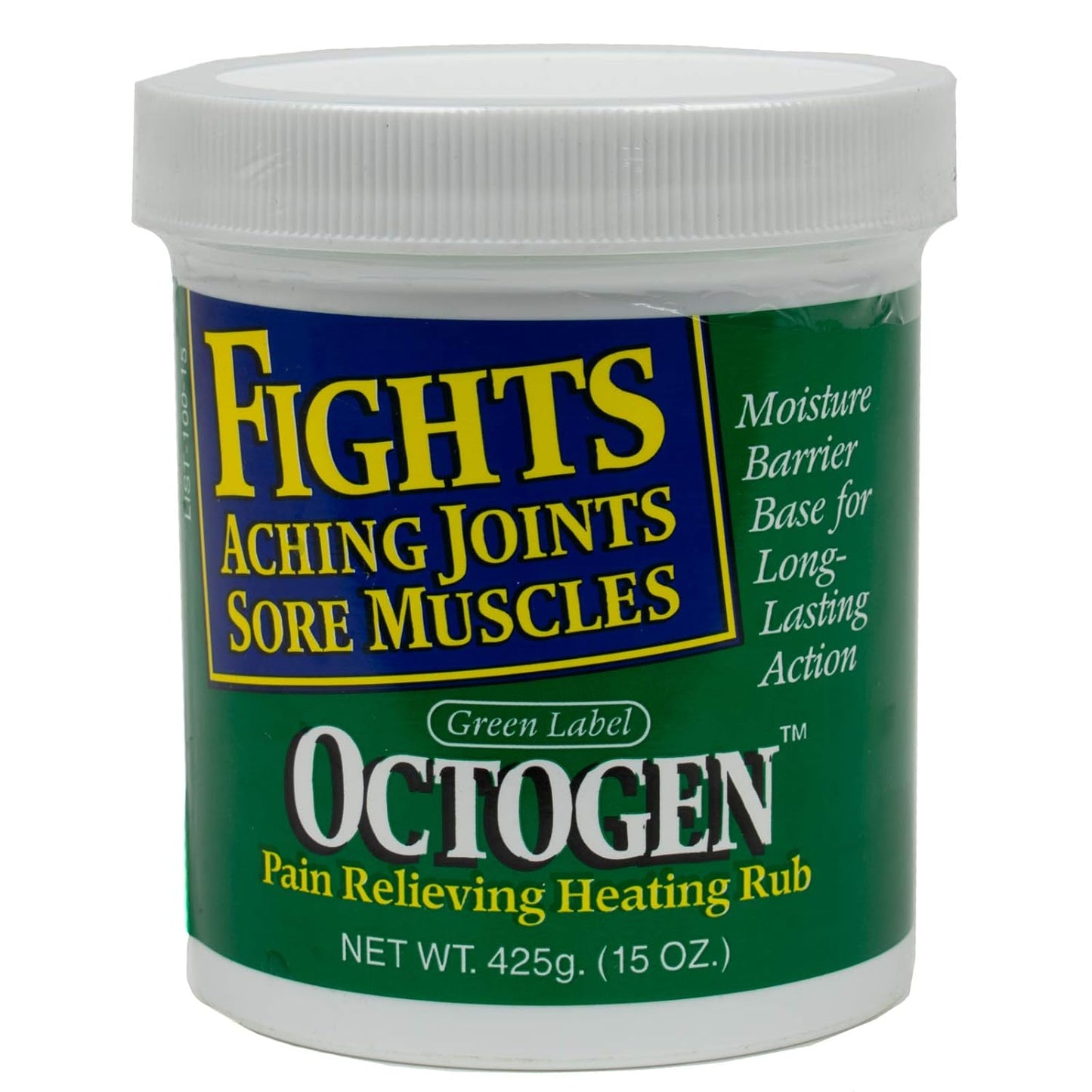 Octogen 止痛加熱膏,原始形式,綠色標籤,15 盎司。