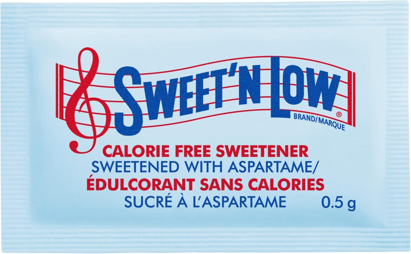 Sweet'N Low - Zero Calorie Sweetener - with Aspartame. Diabetic-Friendly, Gluten-Free, Kosher, Vegan - Perfect for Iced and Hot Coffee, Tea and Lemonade, Made in Canada - 3 x 1000 Packets