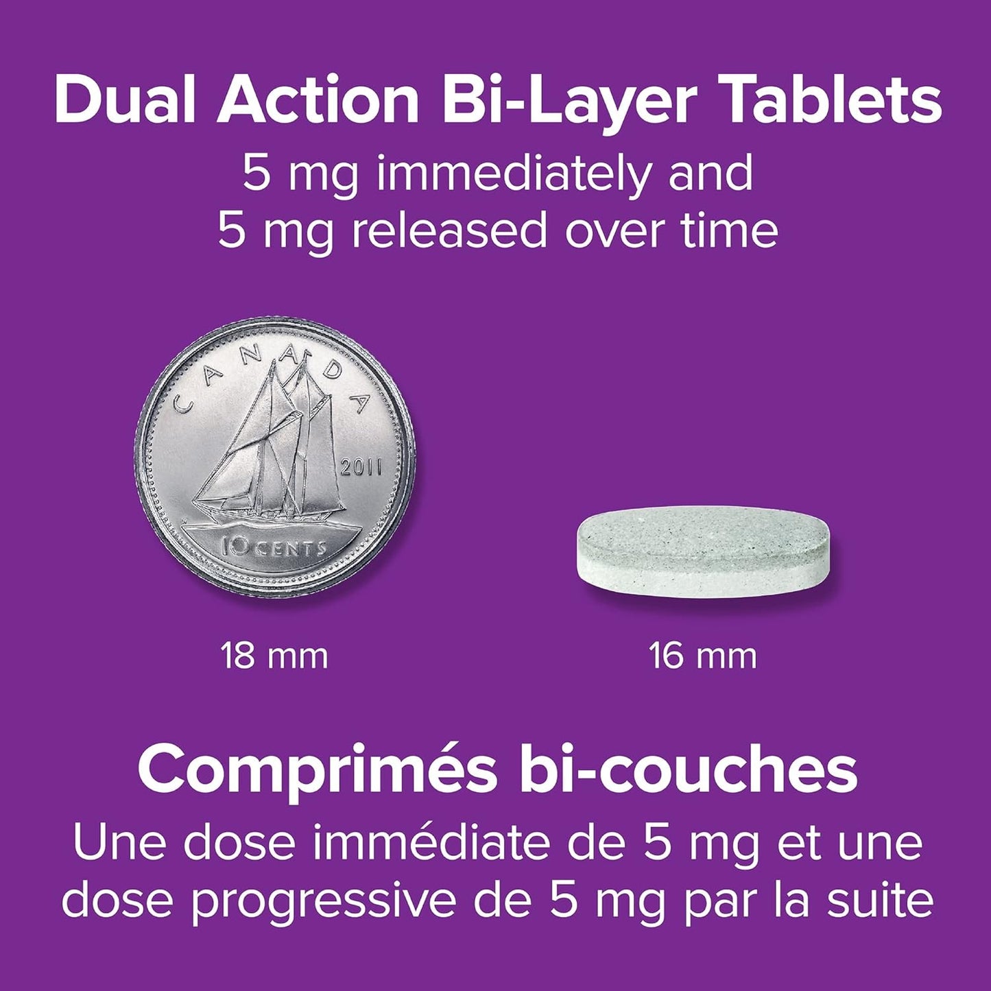 Webber Naturals Melatonin 10 mg Maximum Strength, 120 Dual Action Release Tablets, For Sleep Support, Vegan