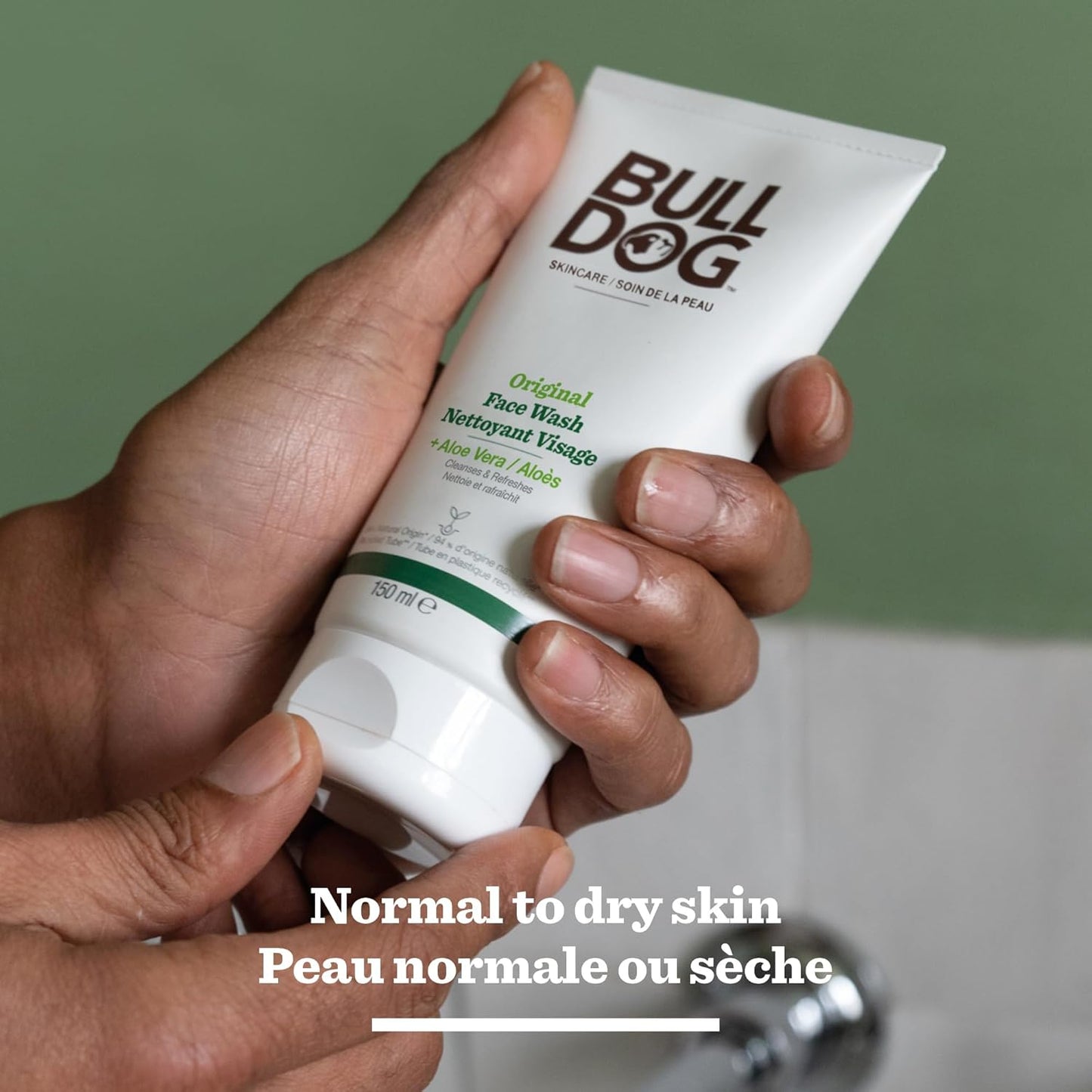 Bulldog Skincare Original Face Wash and Cleanser for Men, 150 mL