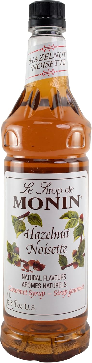 Monin 优质美味糖浆,榛子,1L