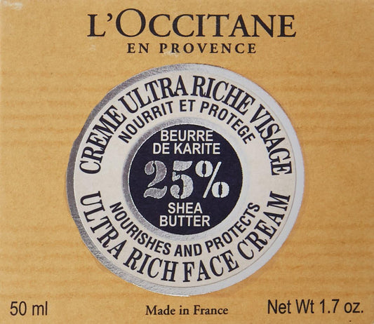 L'OCCITANE LOccitane Shea Butter Ultra Rich Face Cream Face Cream Unisex 1.7 oz