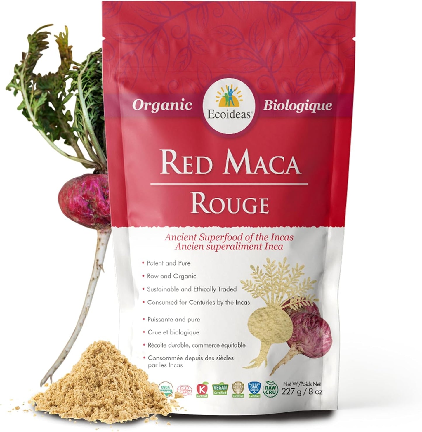 Ecoideas 有機紅瑪卡,227克