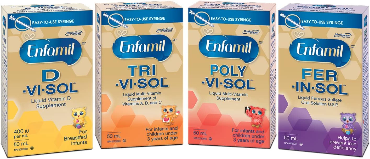 Enfamil D-VI-SOL 液體維生素 D 補充劑,50mL