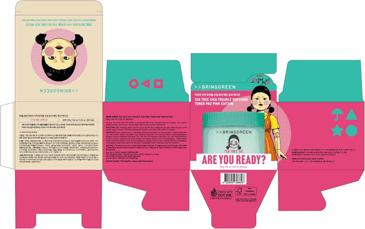 Bring Green Pink Edition - Soothing Toner Pad Pads Unisex-90 Pc