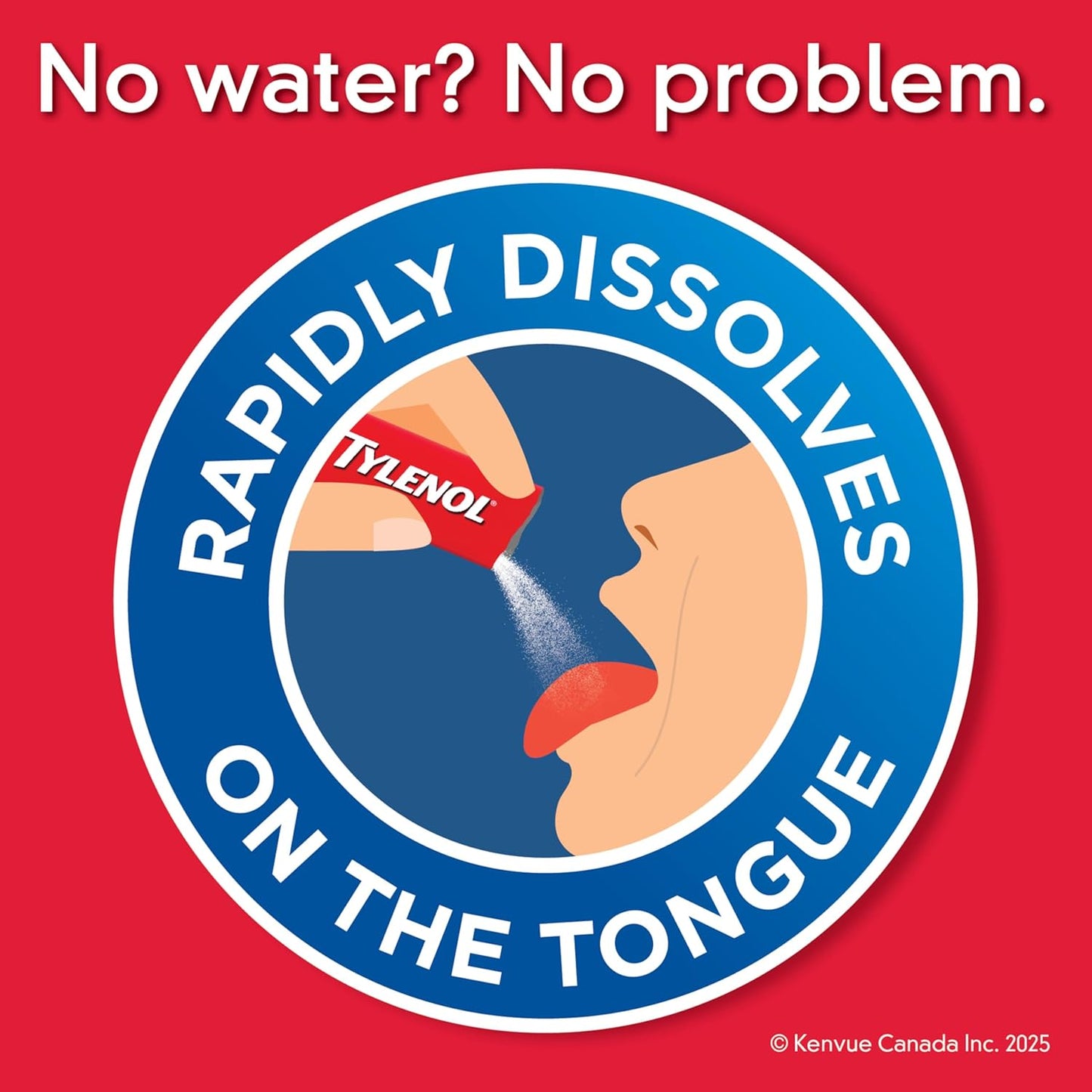 泰諾強效溶解包,500 毫克對乙醯氨基酚止痛退燒藥,便攜式粉包,緩解輕微疼痛,不含布洛芬和阿斯匹靈,漿果味,12 片