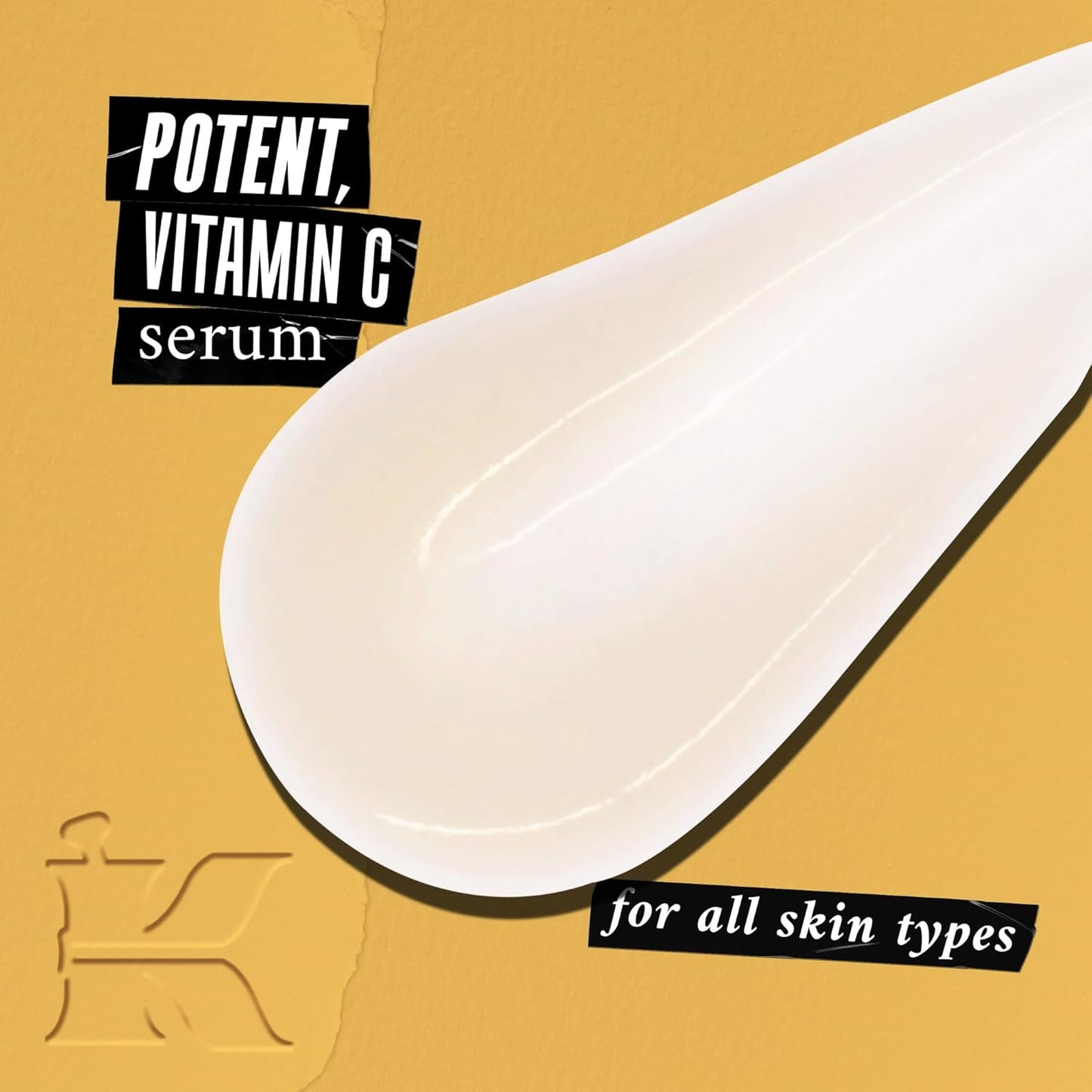 Kiehl's Powerful-Strength 12.5% Vitamin C Serum, Line-Reducing Concentrate for Face, Boosts Radiance & Firmness, Smooths & Plumps Skin, with Hyaluronic Acid, Dermatologist-Tested