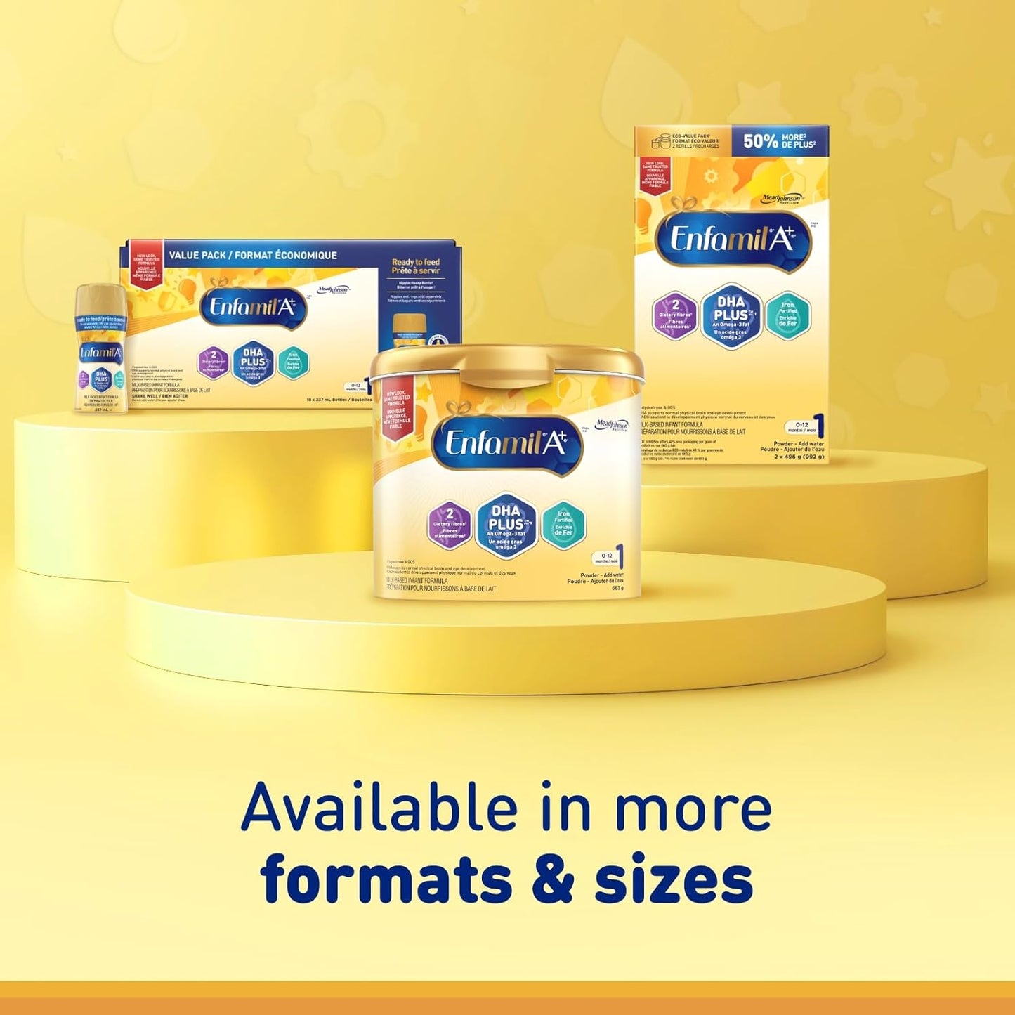 Enfamil A+ Baby Formula, with Brain Building DHA, Concentrated Liquid, Age 0-12 Months, 385mL x 12 Cans