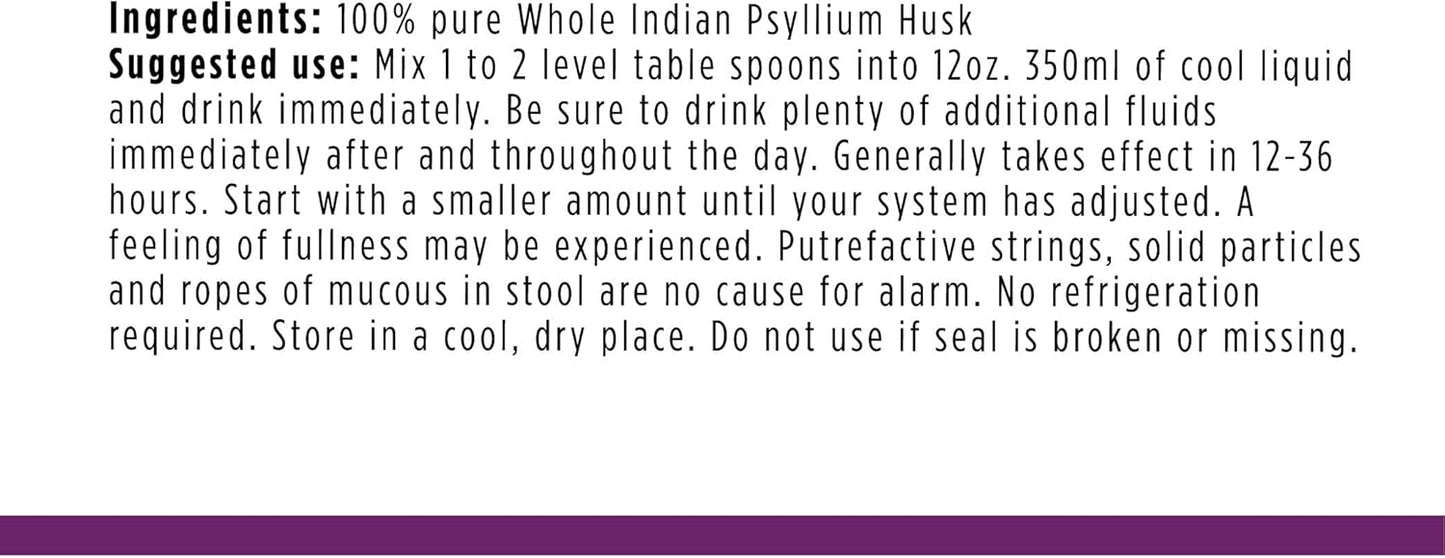 Fiberlife Whole Psyllium Husks, 285gm